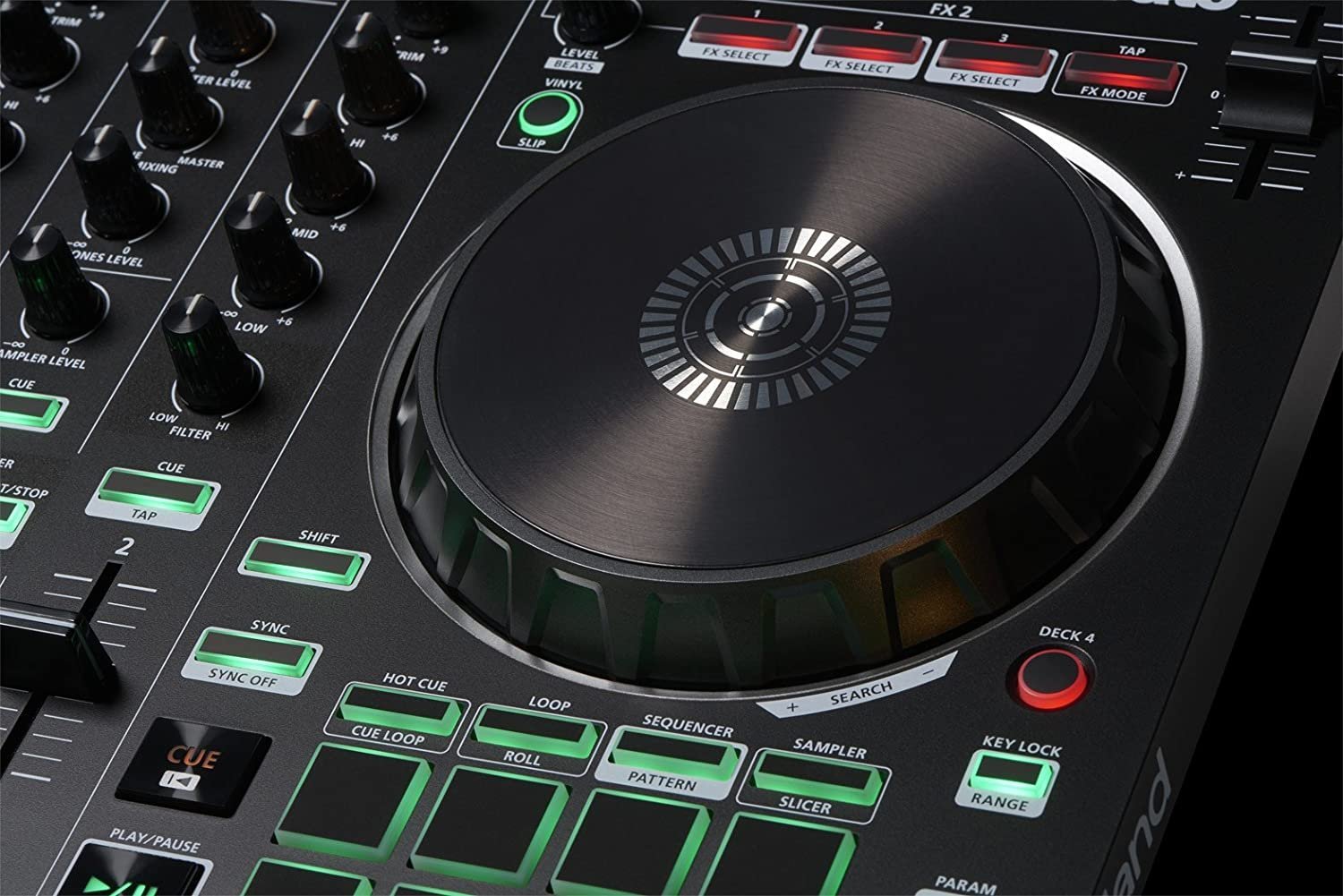 Roland DJ-202 Two-channel, Four-deck Serato DJ Controller