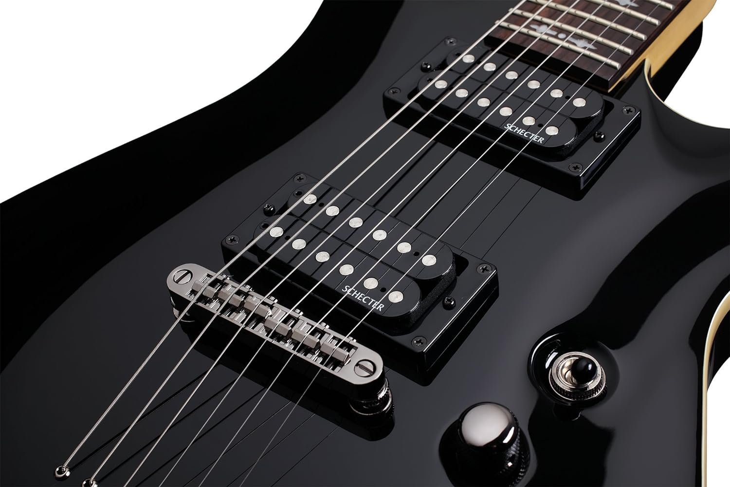 Schecter OMEN-6 6-String Electric Guitar, Black