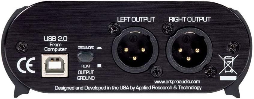 ART USB DI USB to Transformer Balanced XLR Analog Converter