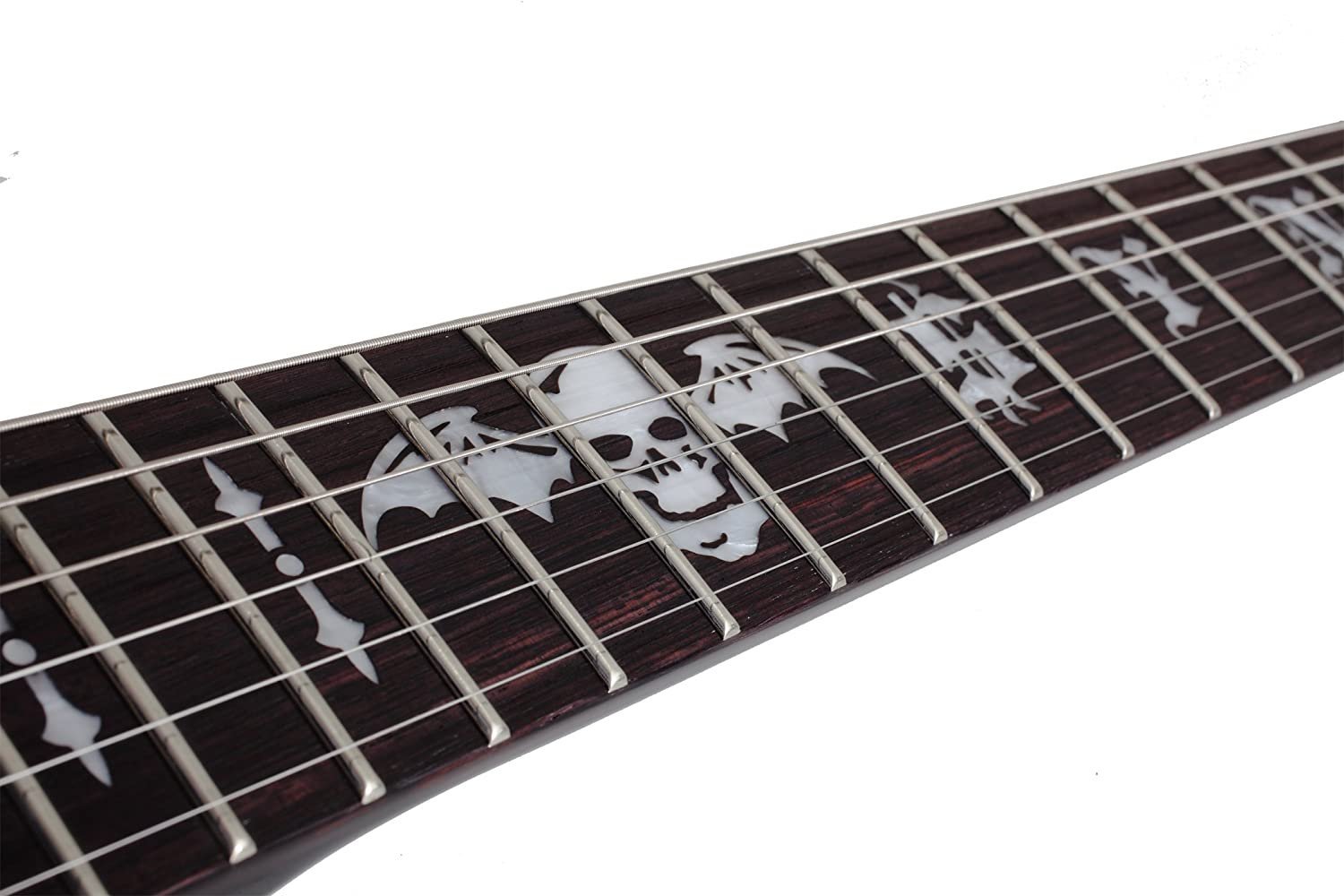 Schecter Synyster Gates Standard Electric Guitar Gloss Black with Silver Pinstripes