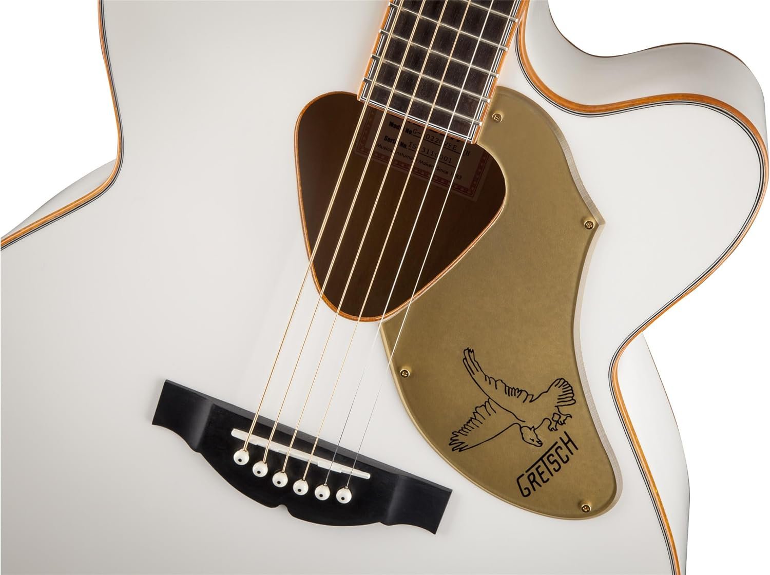 Gretsch G5022CWFE Rancher Falcon Jumbo Acoustic Electric Guitar - White