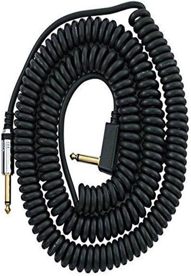 VOX VCC090 Black Coiled 1/4" Cable with Mesh Bag, 29.5'