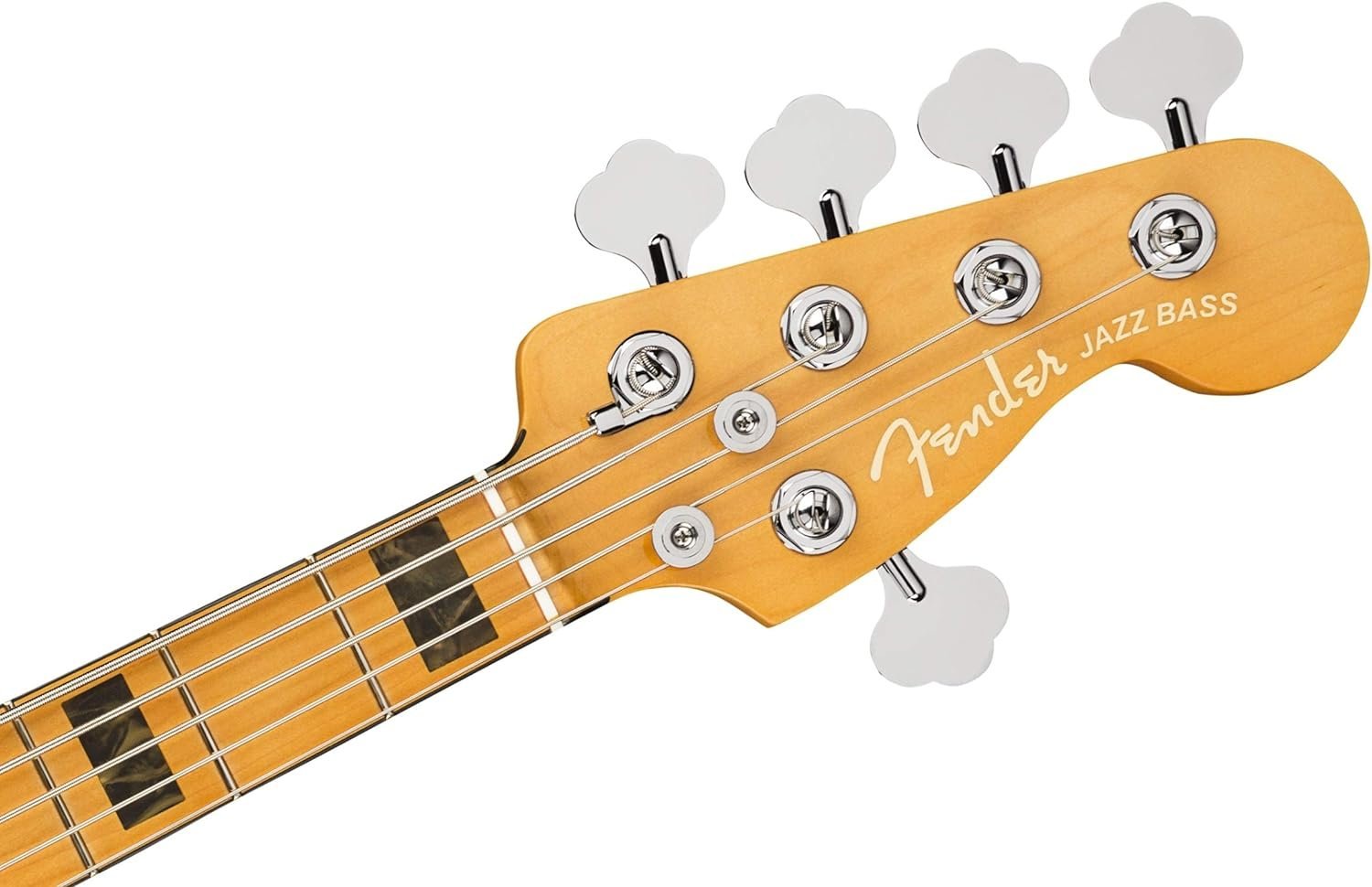 Fender American Ultra 5-String Jazz Bass, Arctic Pearl, Maple Fingerboard