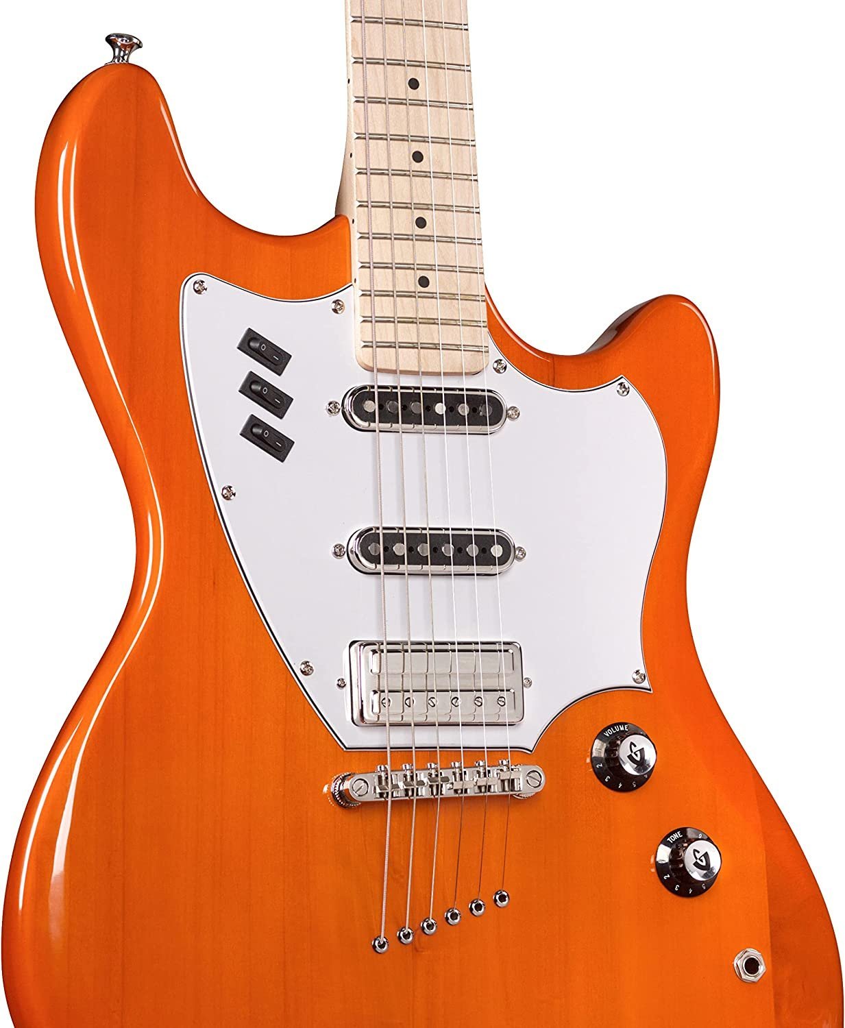 Guild Surfliner Solidbody Electric Guitar - Sunset Orange