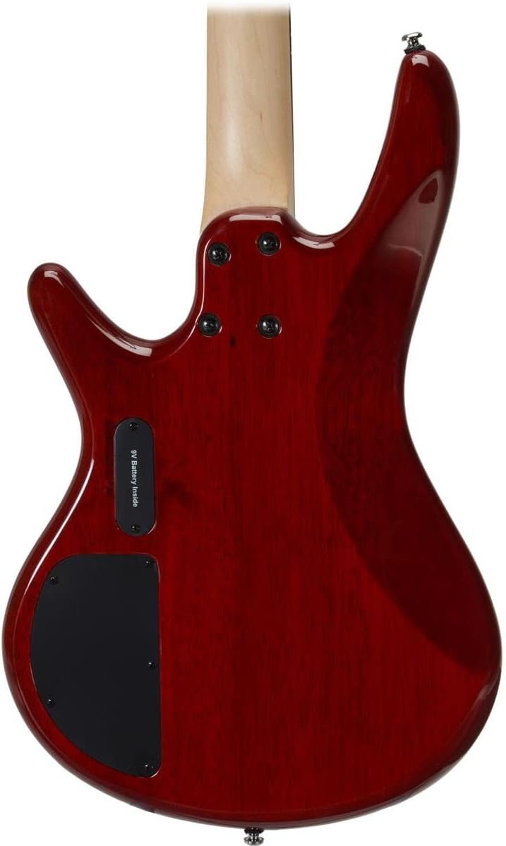 Ibanez GSR 4 String Bass Guitar, Right Handed, Transparent Red (GSR200TR)