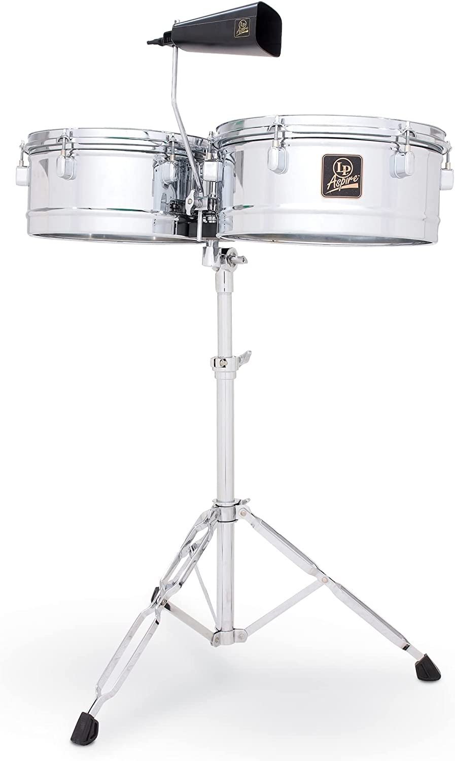 Latin Percussion LPA256 Aspire Series 13" & 14" Timbale Set with Cowbell