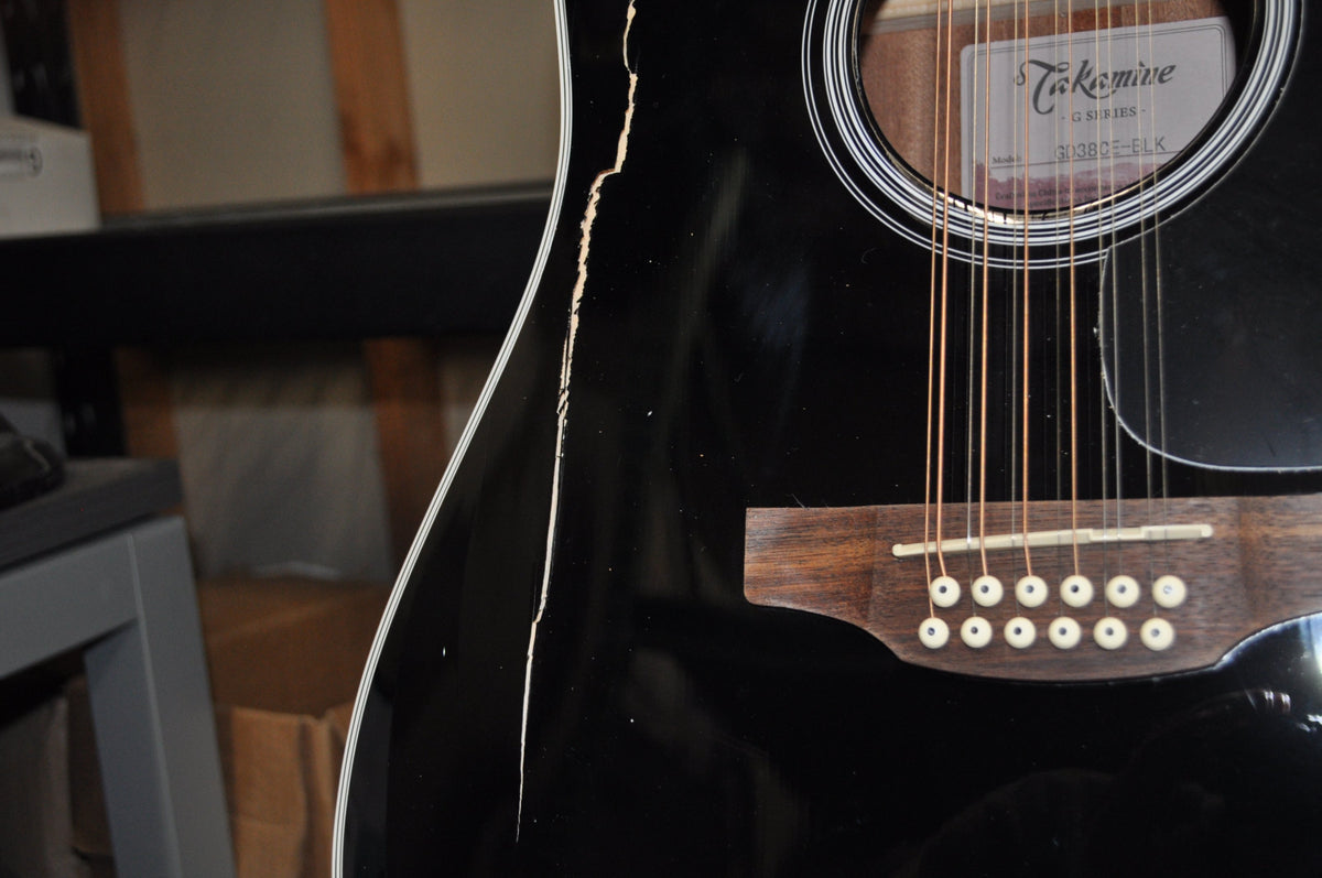 Takamine GD-38CE 12-string Acoustic-electric Guitar - Black