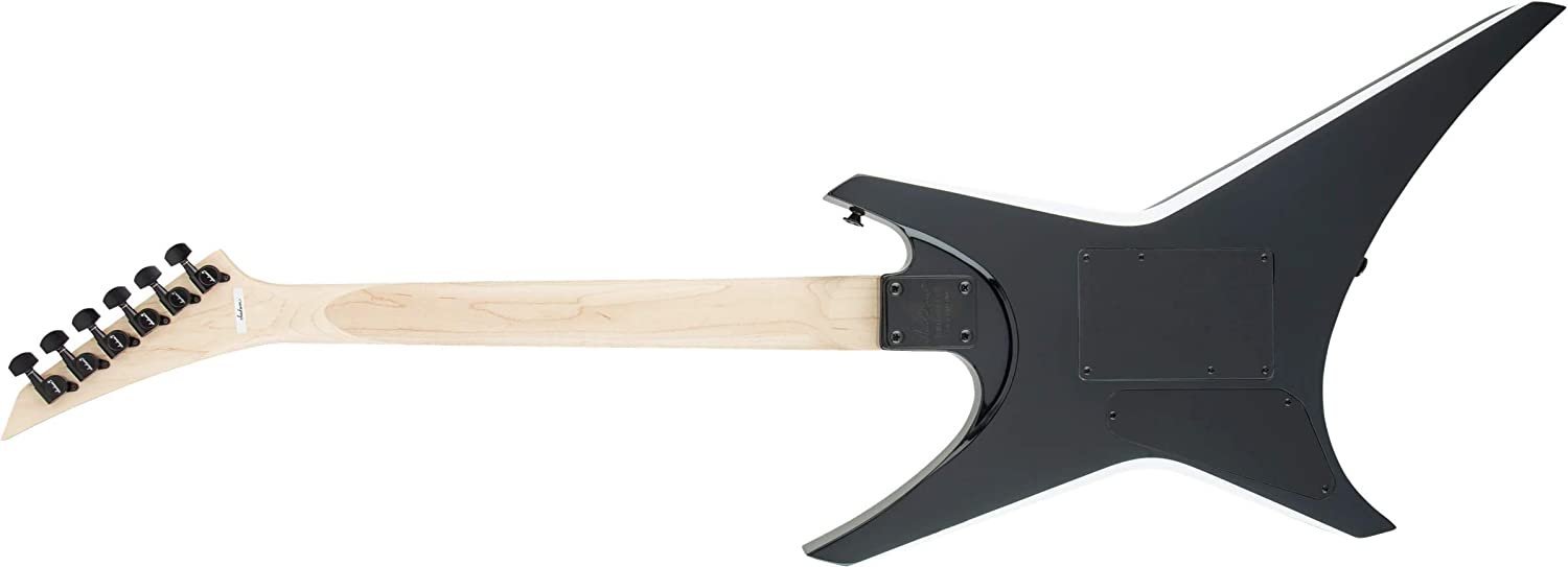 Jackson JS Series Warrior JS32, Amaranth Fingerboard, Black with White Bevels Electric Guitar