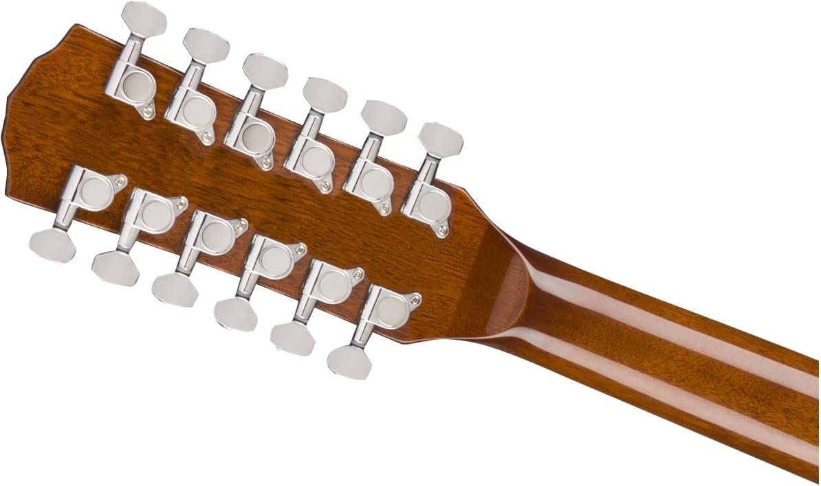 Fender CD-140SCE 12-String Dreadnought Cutaway Acoustic Electric Guitar with 2-Year Warranty, Fishman Pickup and Preamp System, Natural, with Case