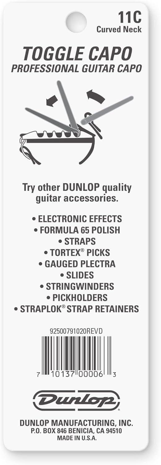 JIM DUNLOP 11C Advanced Toggle Capo, Curved