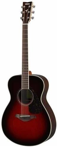 Yamaha FS830 Small Body Solid Top Acoustic Guitar, Tobacco Sunburst