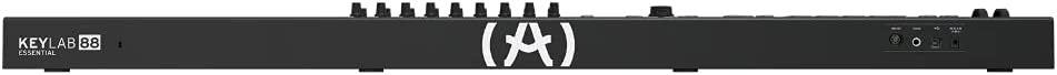 Arturia KeyLab Essential 88 - 88-Key Semi Weighted USB MIDI Keyboard Controller (Black)