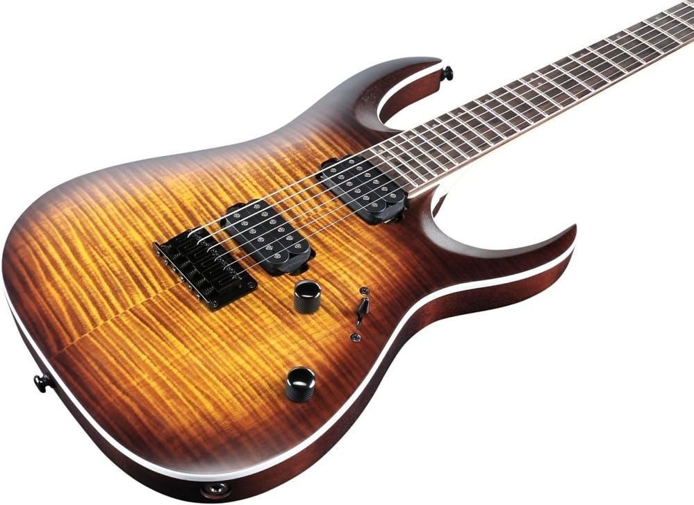Ibanez RGA42FM Elec Gtr Dragon Eye Burst Flat