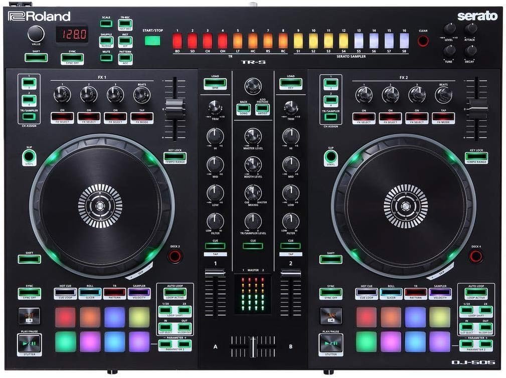Roland Two-channel, Four-deck Serato DJ Controller (DJ-505)