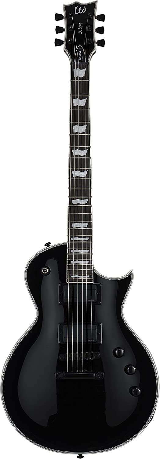 ESP LTD EC-1000 Piezo Electric Guitar, See Thru Black
