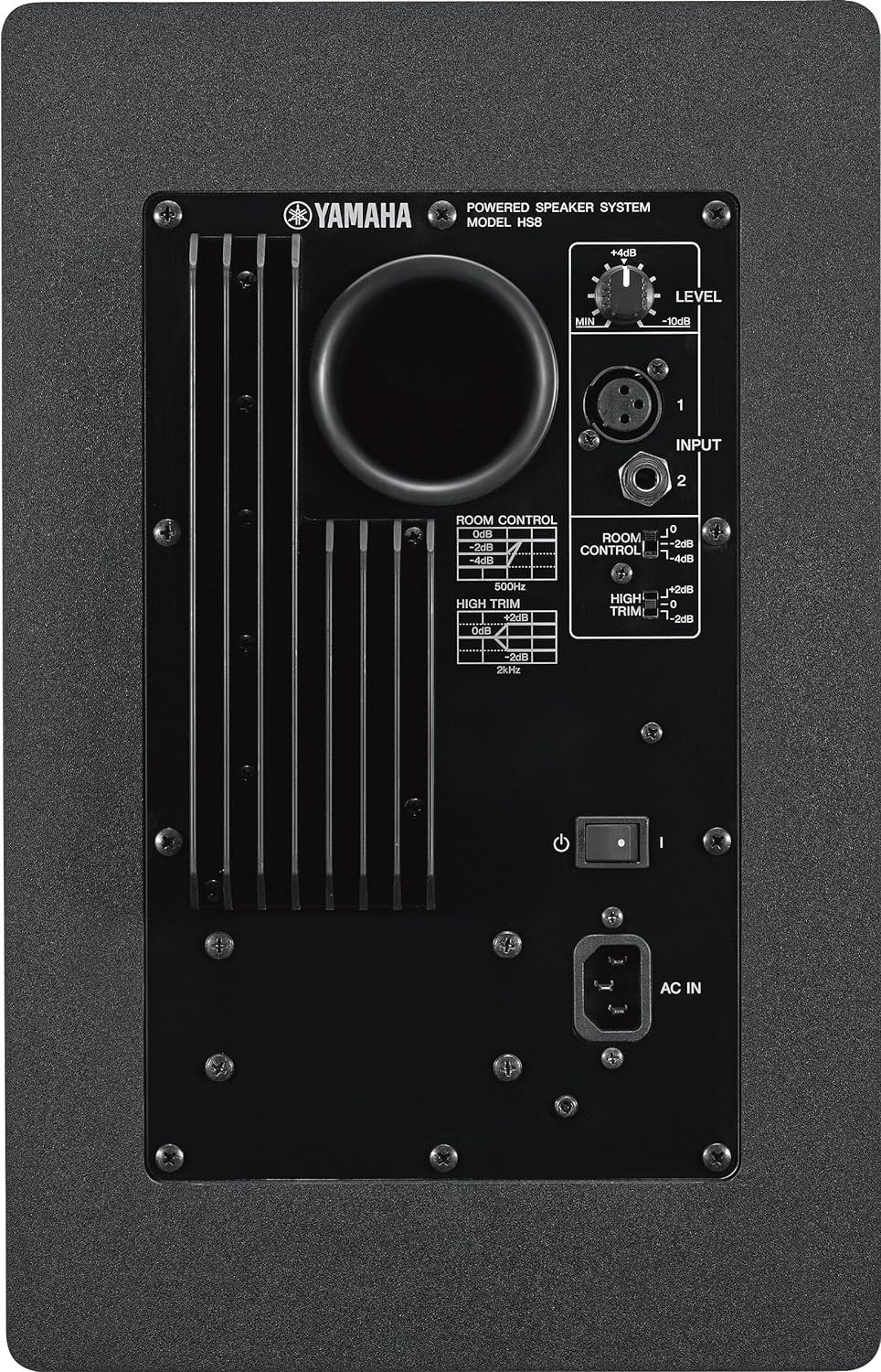 YAMAHA HS8 Studio Monitor, Black