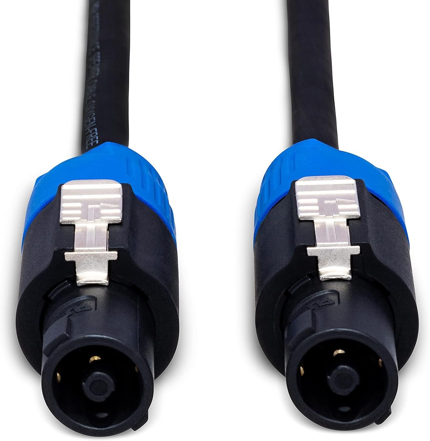 HOSA SKT Pro 14 Gauge Speaker Cables REAN speakOn - (30 Feet) (Black)