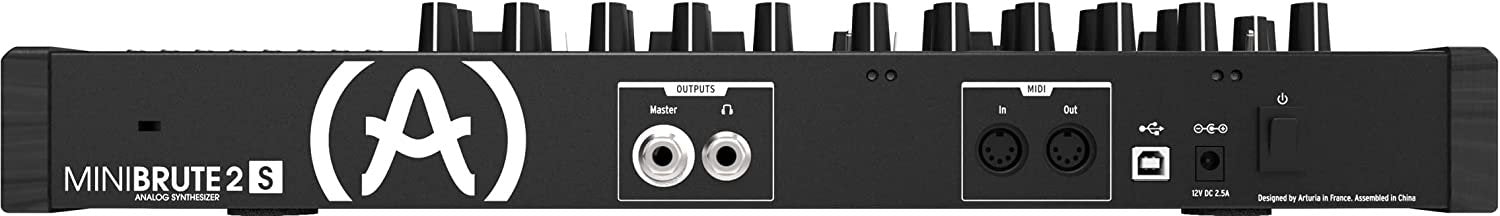 Arturia MiniBrute 2S Semi-Modular Sequence Machine Noir Edition