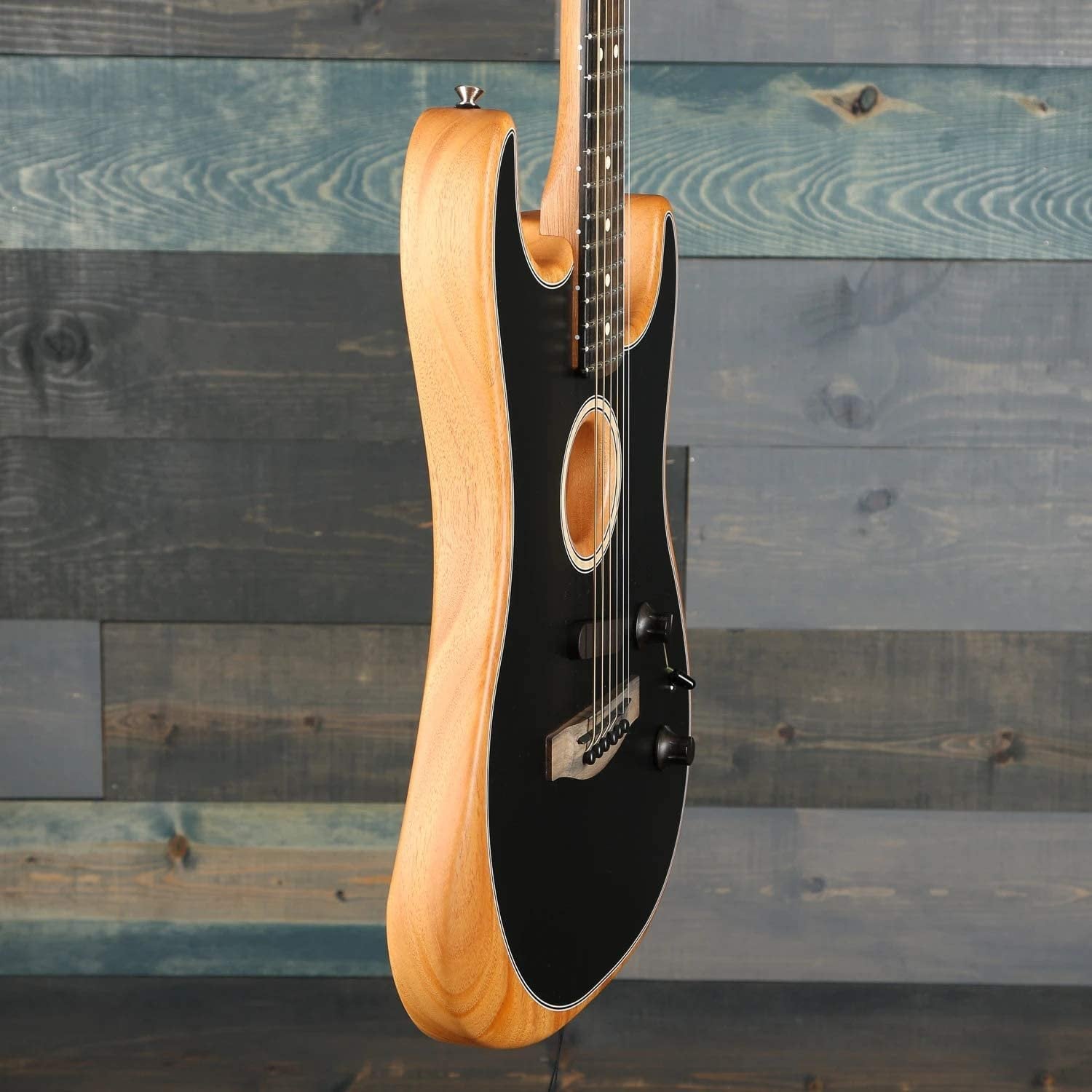 Fender Acoustasonic Stratocaster Black w/Premium Gig Bag