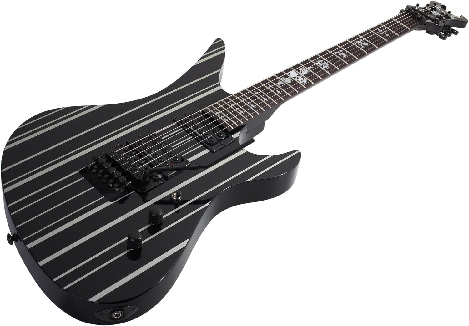 Schecter 6 String Solid-Body Electric Guitar, Gloss Black (1739)