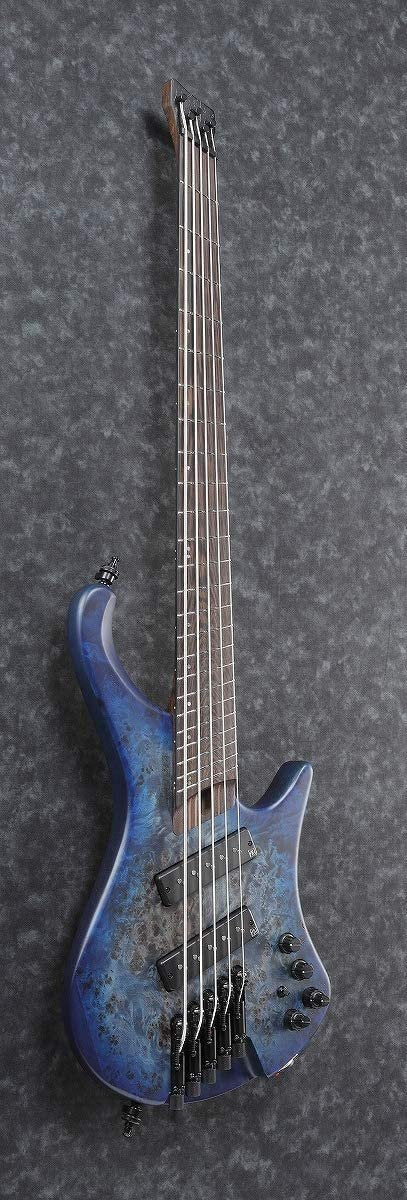 Ibanez EHB1505MS Ergonomic Headless 5-String Multiscale Bass (Pacific Blue Burst Flat)