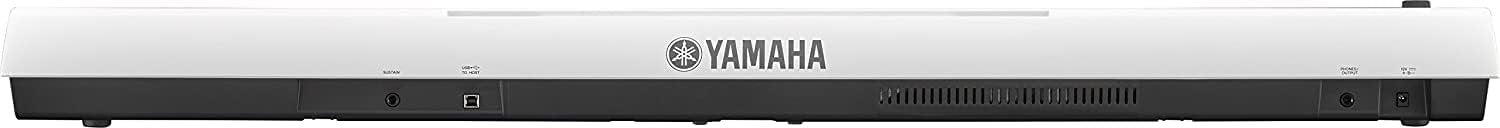 Yamaha NP32 76-Key Lightweight Portable Keyboard with PA130 Power Adapter, White