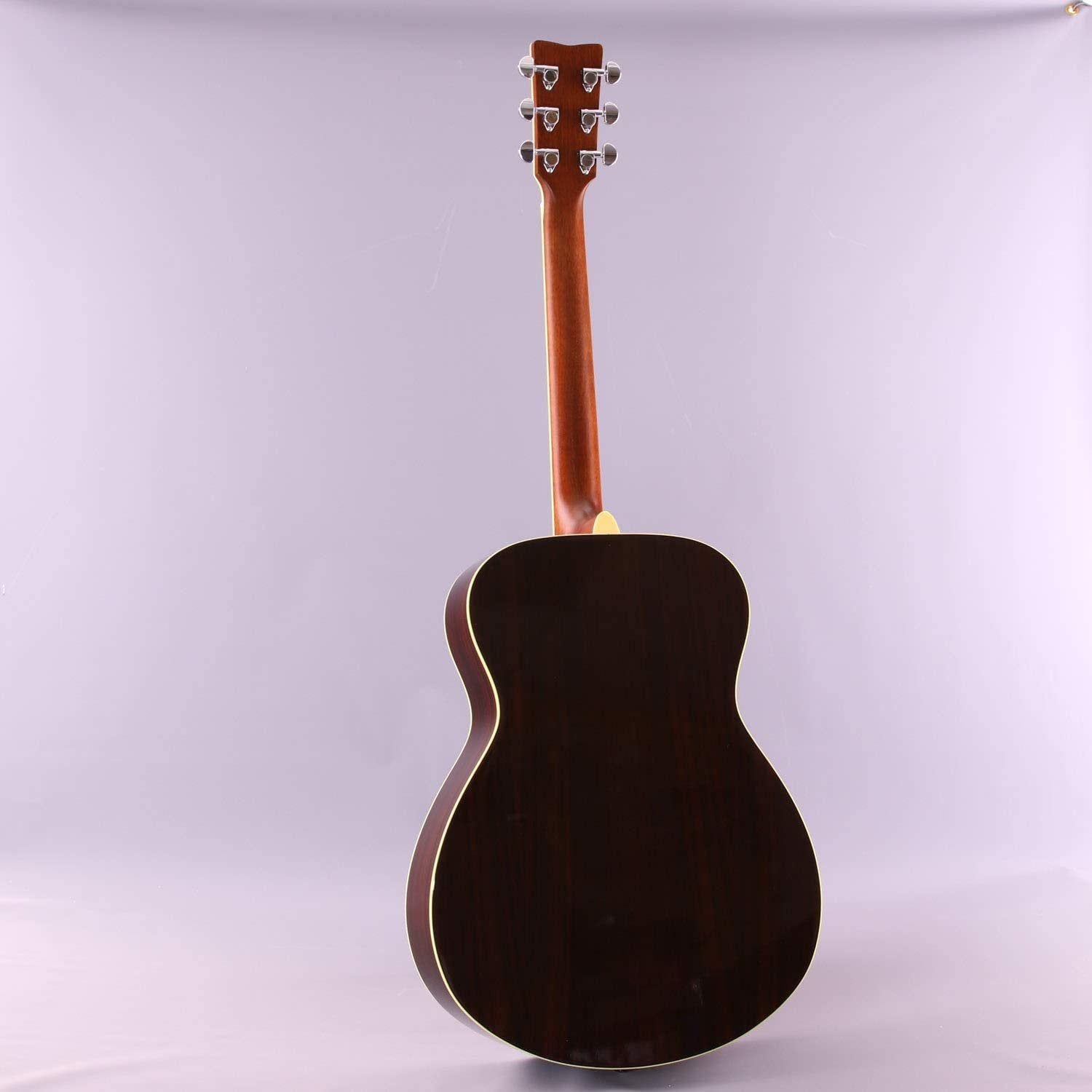 Yamaha FS830 Small Body Solid Top Acoustic Guitar, Dusk Sun Red