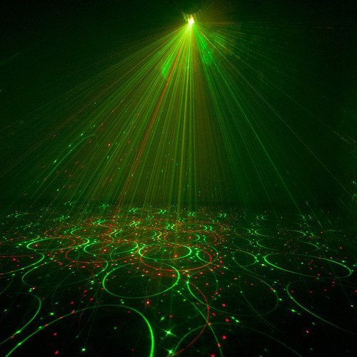 American DJ StarTec Series Mini Dekker LZR - 2-FX-In-1 RGBW LED and Laser Party Light