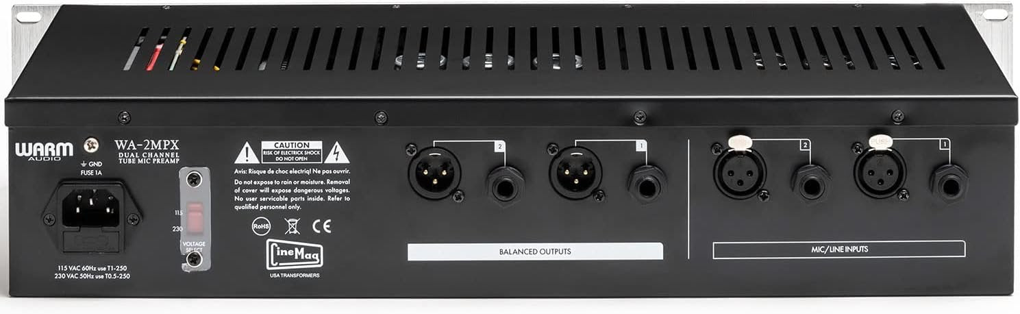 Warm Audio WA-2MPX Dual-Channel Tube Mic Preamp