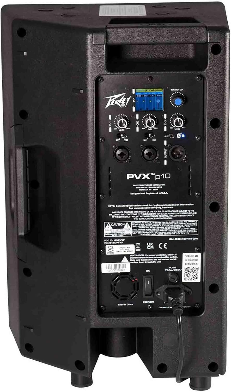 Peavey PVXp 10 inch Bluetooth Powered Speaker