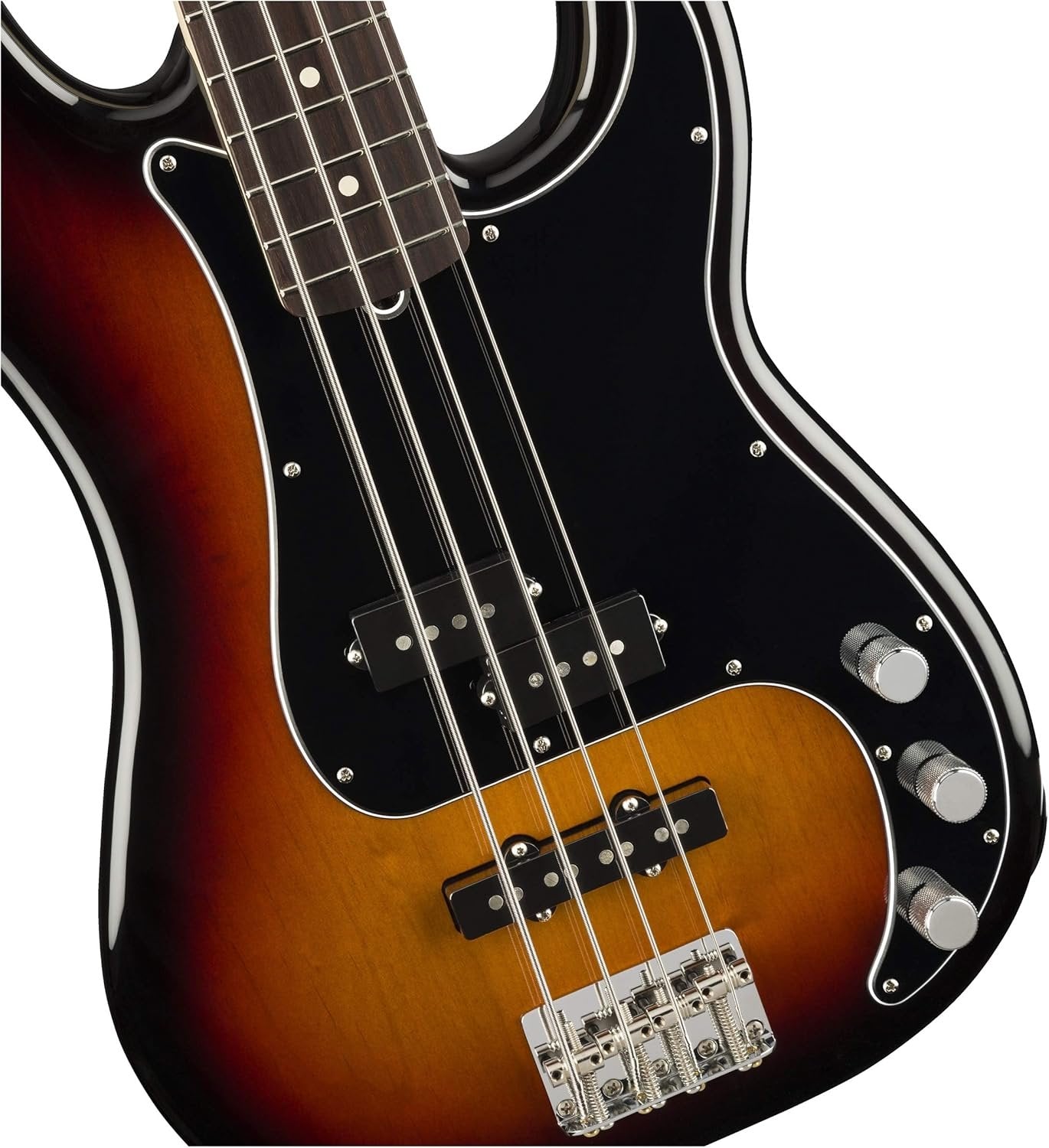 Fender American Performer Precision Bass, 3-Color Sunburst, Rosewood Fingerboard