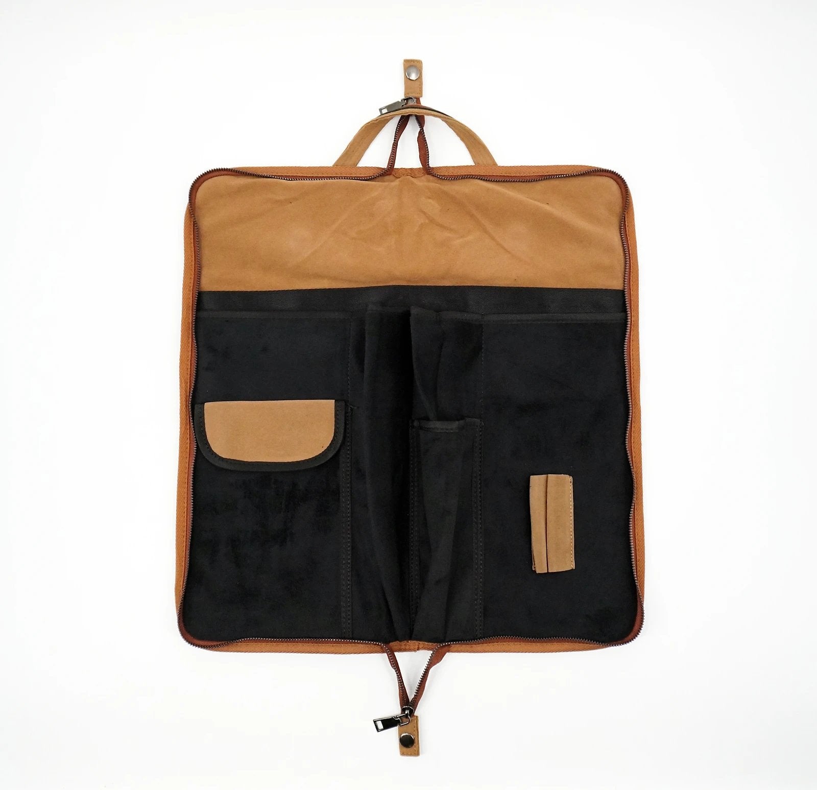 Tetherax Envoy Series Stick Sling - SodoLeather Stick/Mallet Bag w/ Strap and Accessory Pockets