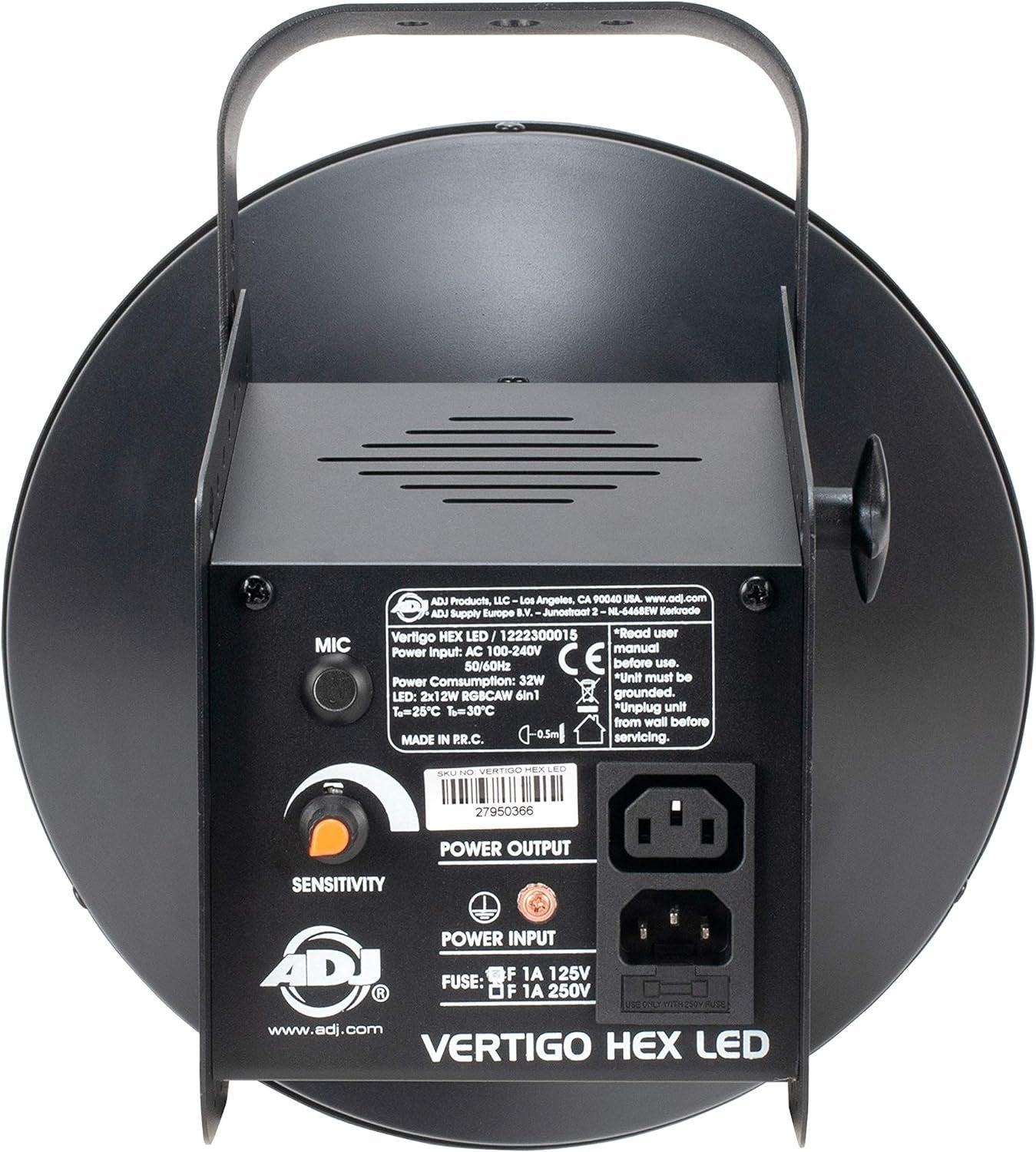 ADJ Products Vertigo HEX LED Stage Lights, Black