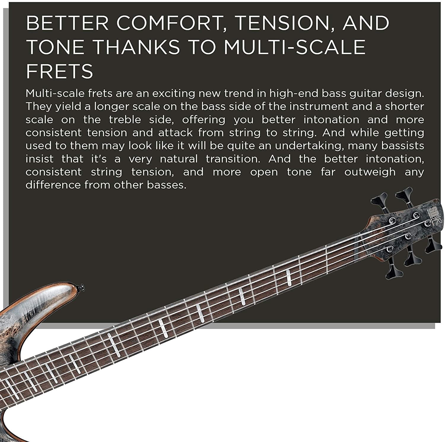 Ibanez SRMS805 5-String Bass Guitar (Deep Twilight)