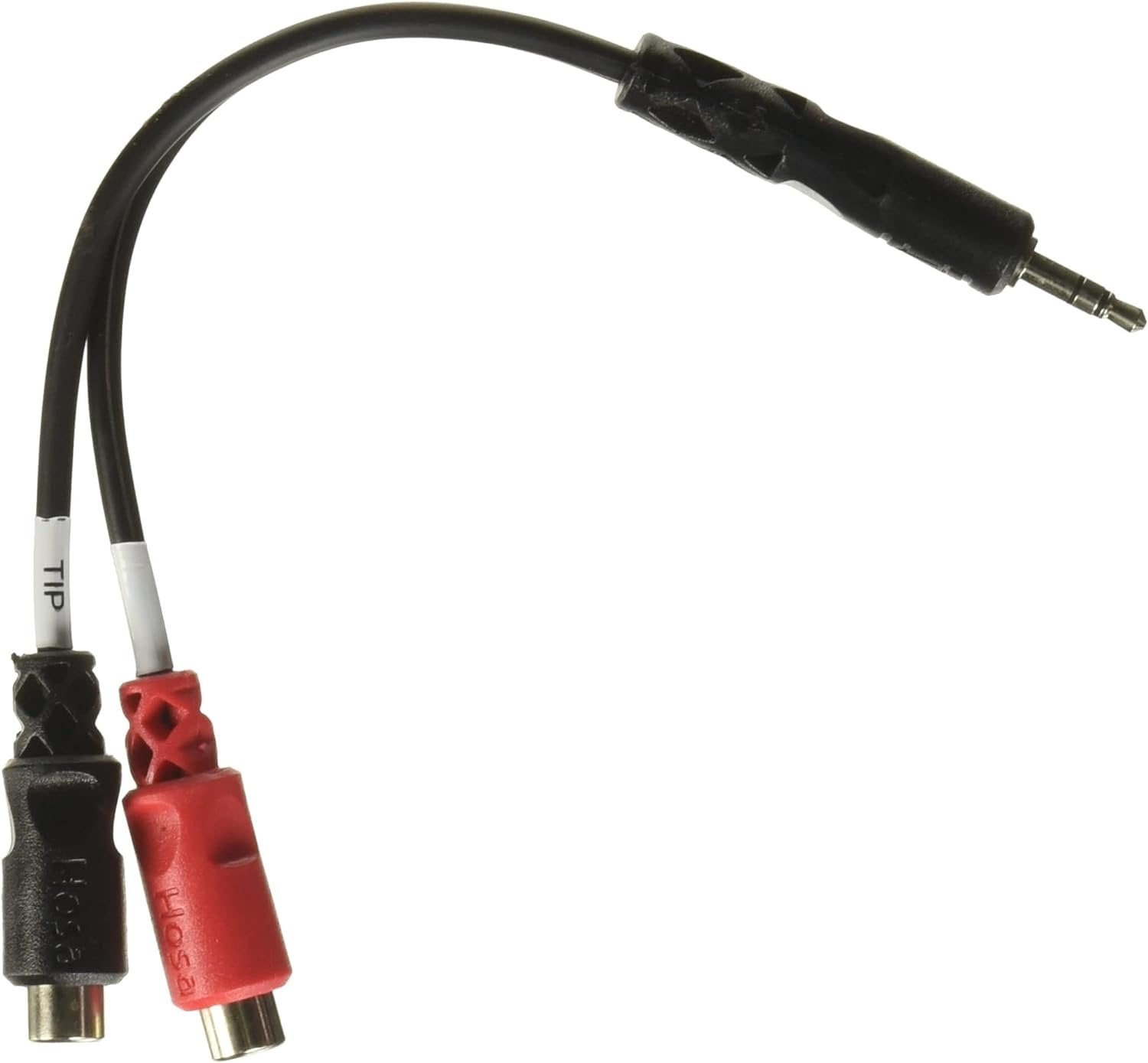 Hosa YRA-154 3.5 mm TRS to Dual RCAF Stereo Breakout Cable