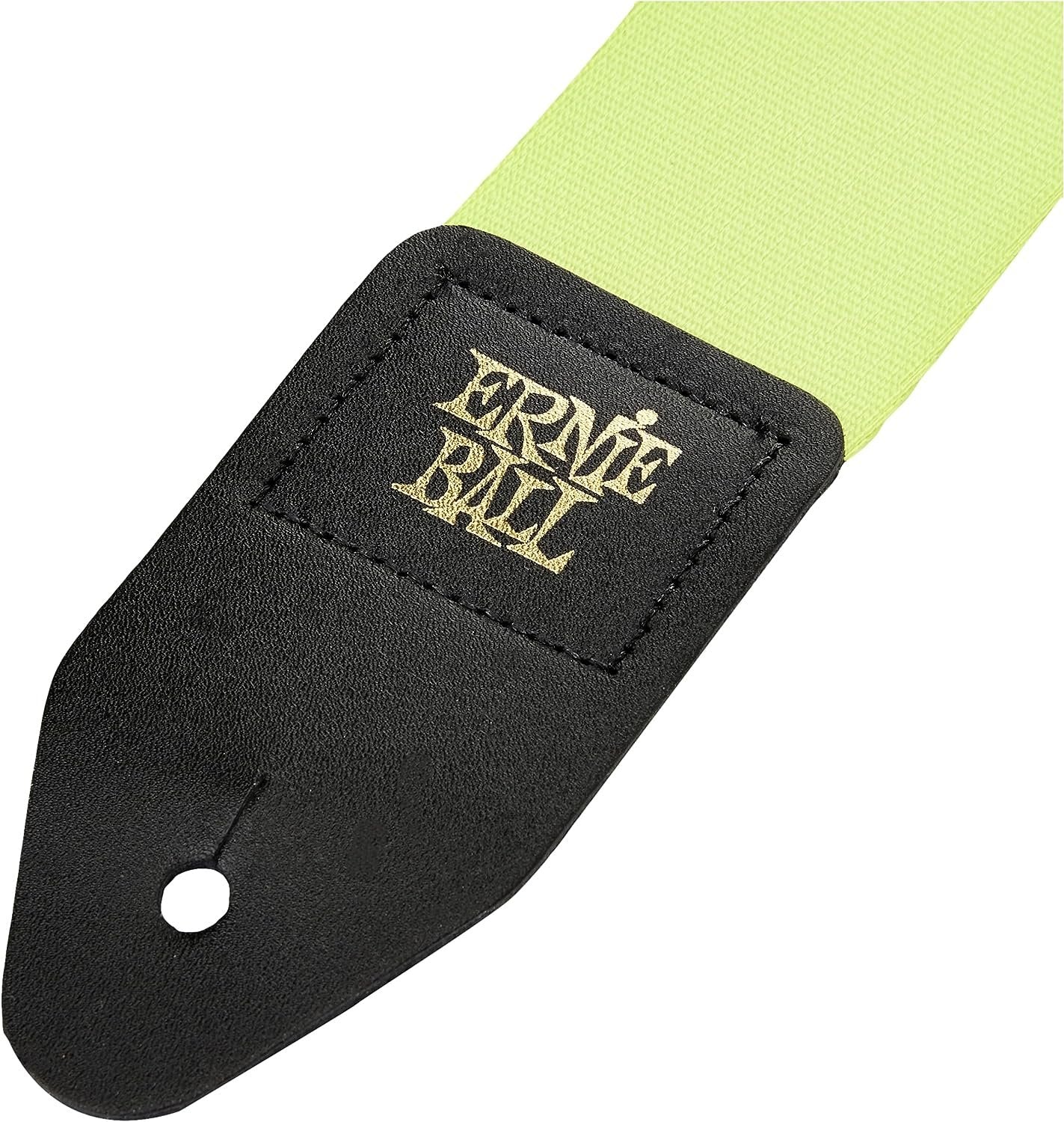 Ernie Ball Premium Guitar Strap, Neon Green (P05320)