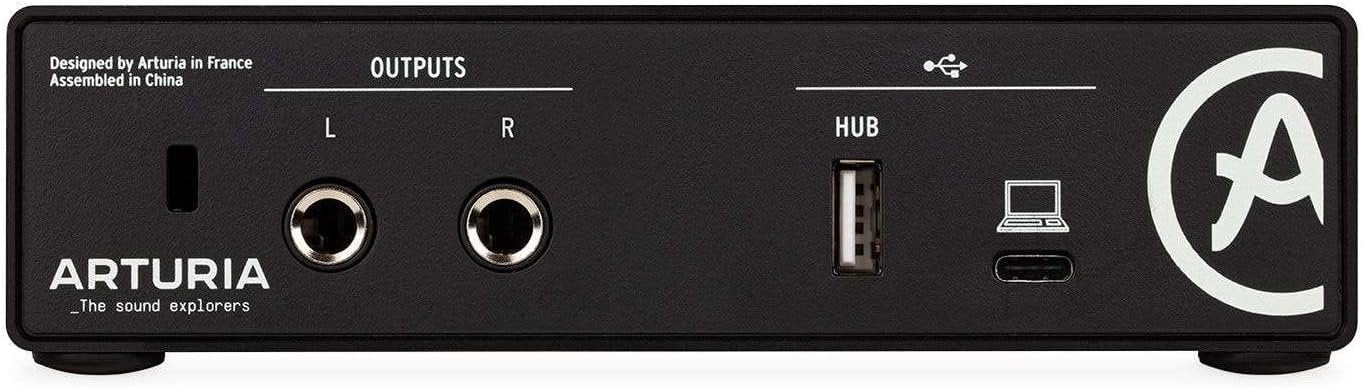 Arturia MiniFuse 1 USB-C Audio Interface, Black