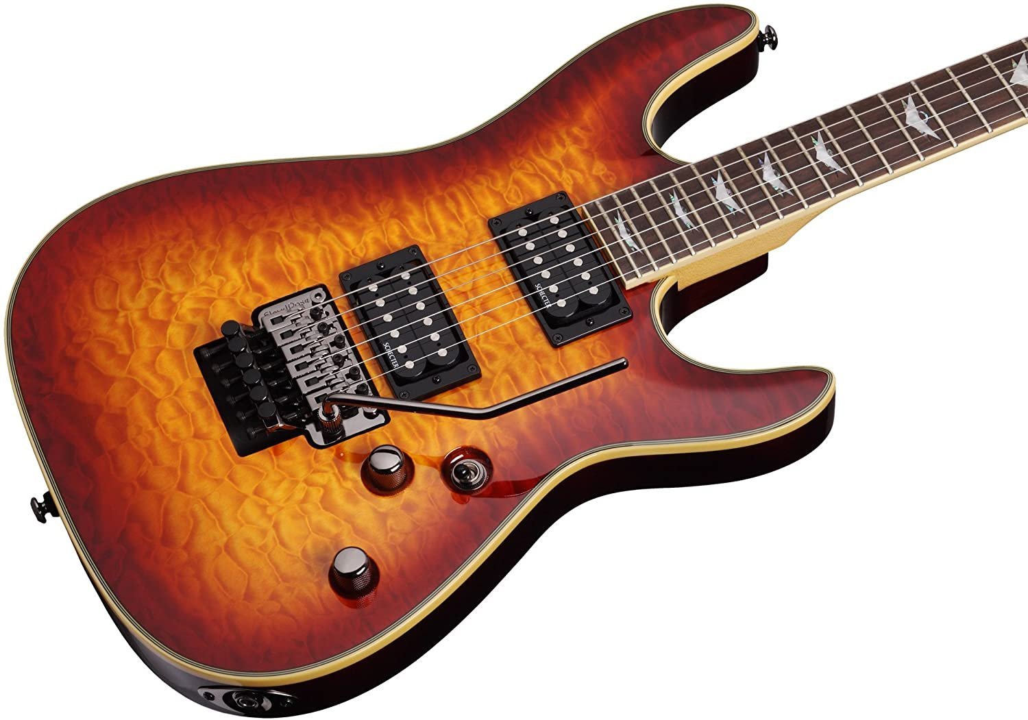Schecter Omen Extreme-FR Electric Guitar, Vintage Sunburst