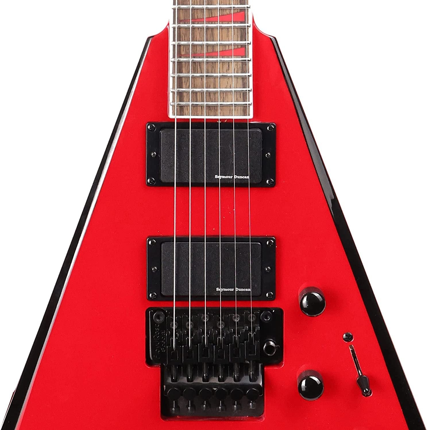 Jackson X Series Rhoads RRX24 - Red with Black Bevels