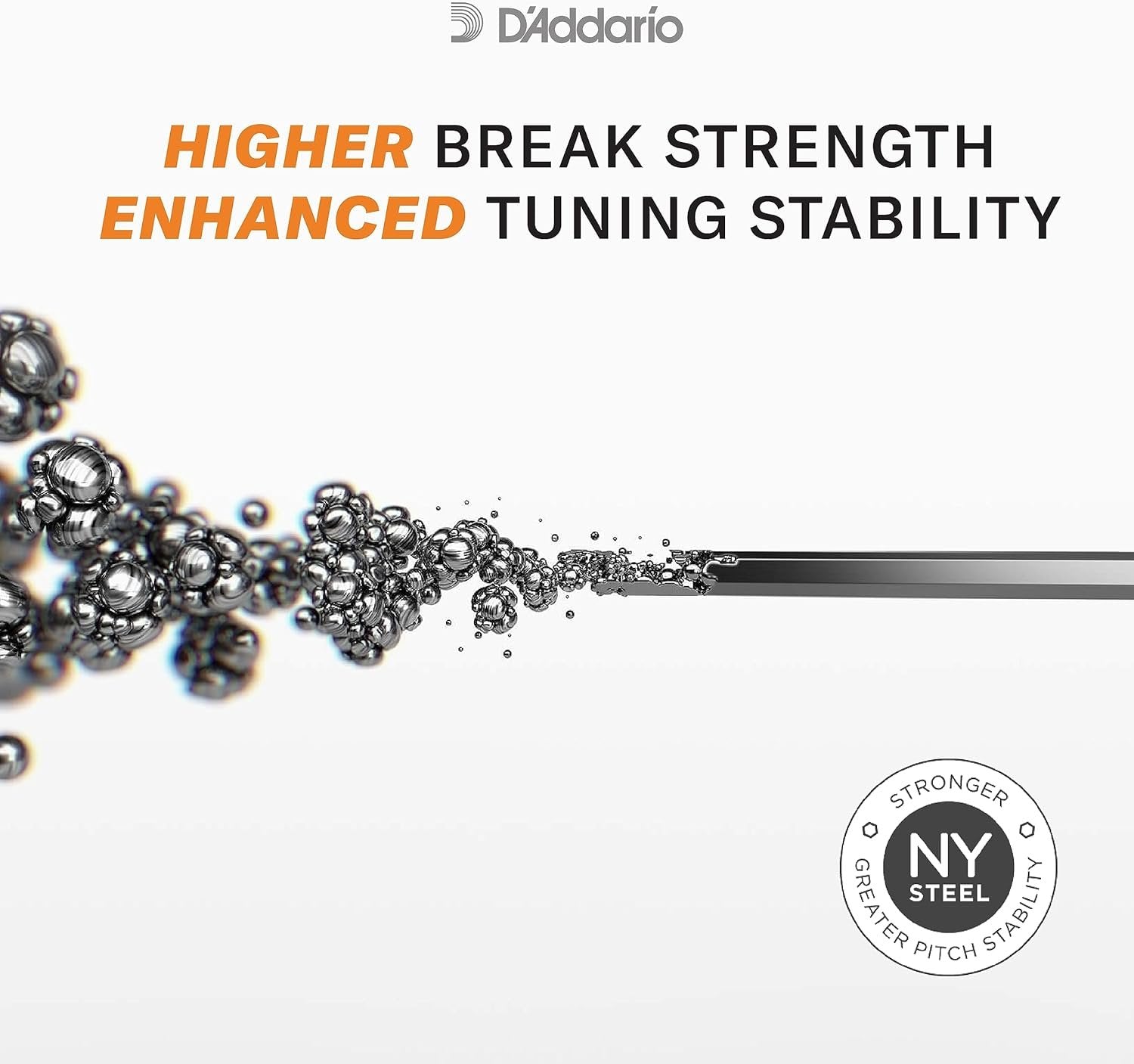 D'Addario Guitar Strings - NYXL Electric Guitar Strings - NYXL0942 - Unrivaled Strength, Tuning Stability, Enhanced Mid-Range - For 6 String Guitars - 09-42 Super Light