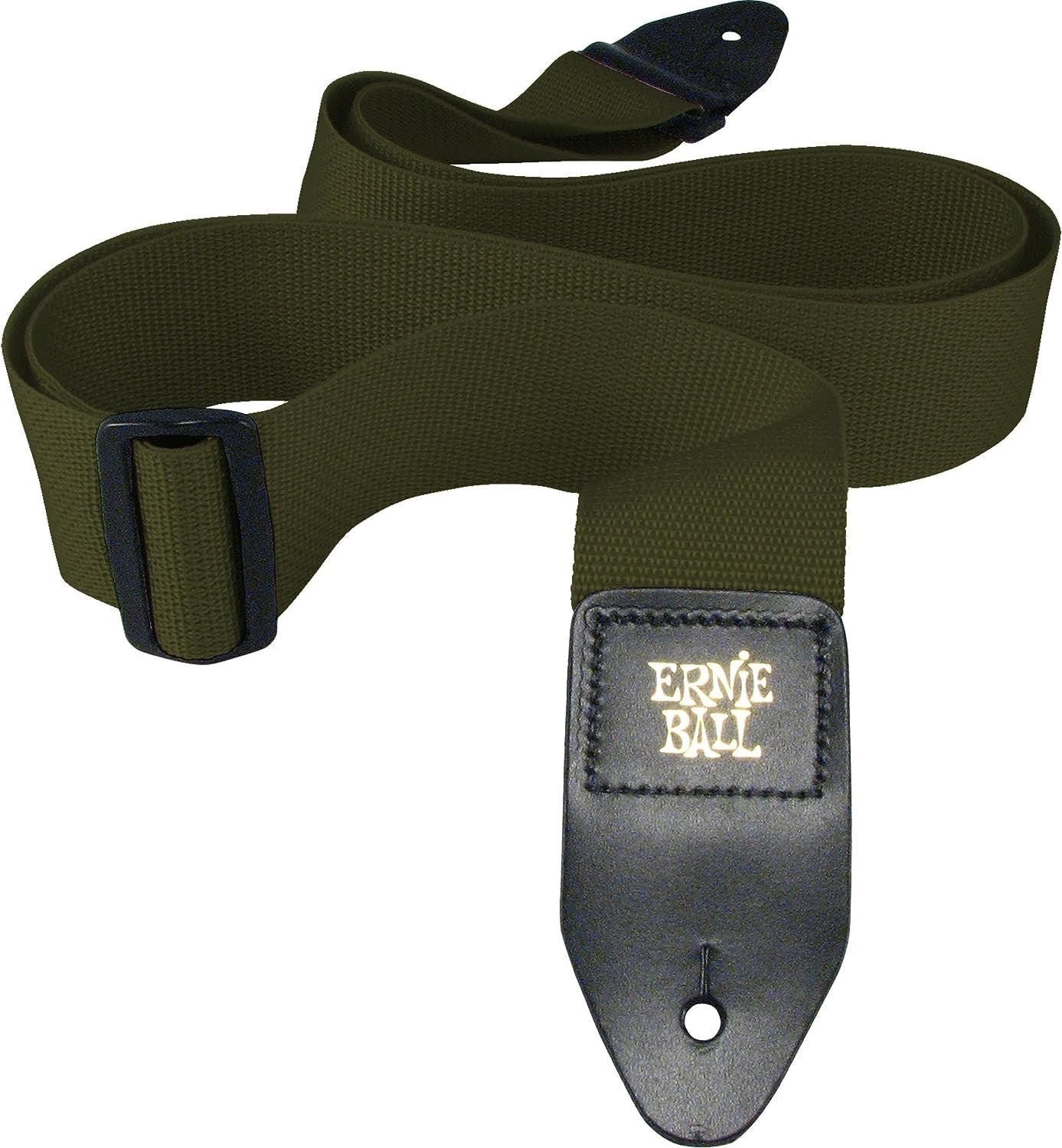 Ernie Ball Polypro Guitar Strap, Olive (P04048)