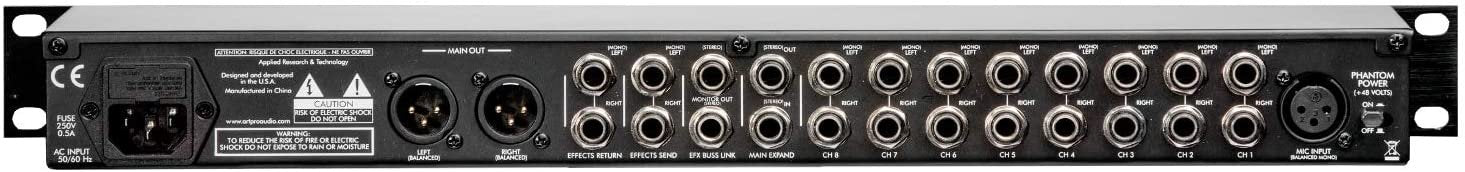 ART MX822 8-Channel Stereo Mixer