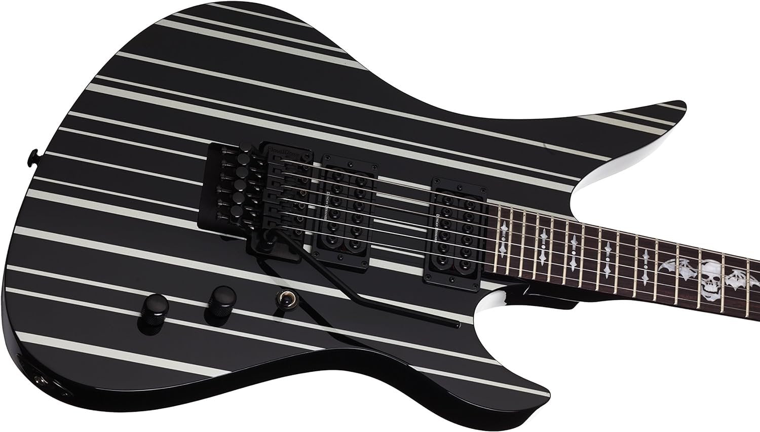 Schecter 6 String Solid-Body Electric Guitar, Gloss Black (1739)