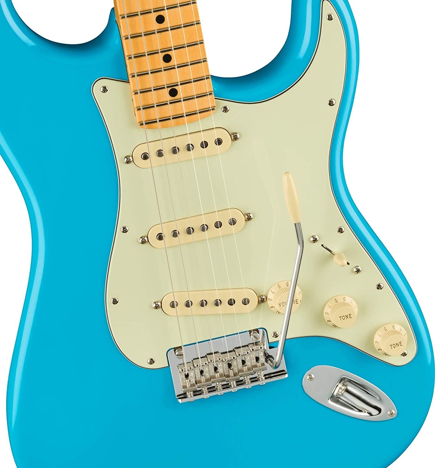 Fender American Professional II Stratocaster MN Miami Blue w/Hardshell Case