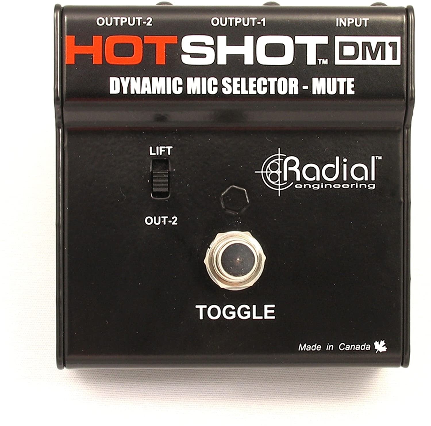 Radial Engineering HotShot DM1 Microphone Signal Muting Footswitch