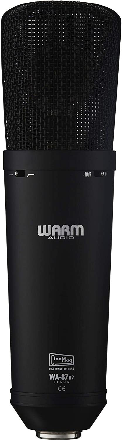 Warm Audio WA-87 R2 Large Diaphragm Condenser Microphone Black