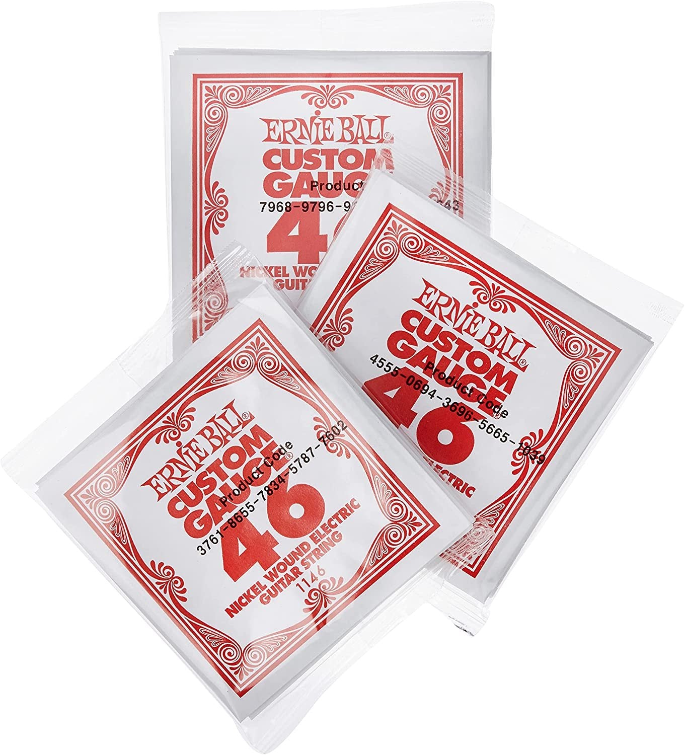 Ernie Ball Regular Slinky Electric Guitar Strings 3-Pack - 10-46 Gauge (P03221)