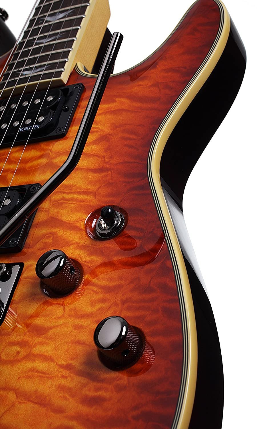 Schecter Omen Extreme-FR Electric Guitar, Vintage Sunburst