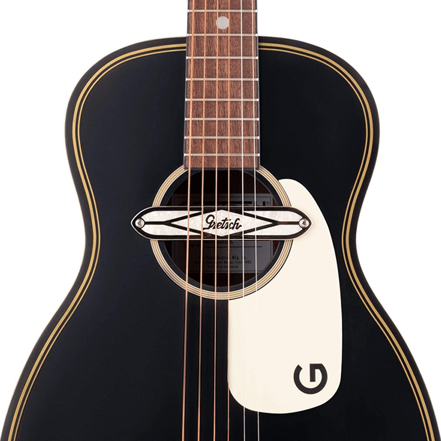Gretsch G9520E Gin Rickey Acoustic/Electric Smokestack Black w/Soundhole Pickup