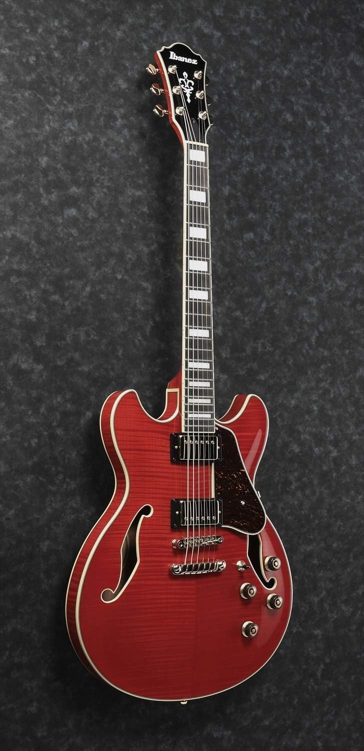 Ibanez AS93FM Artcore Expressionist Semi-Hollow Body Transparent Cherry Red